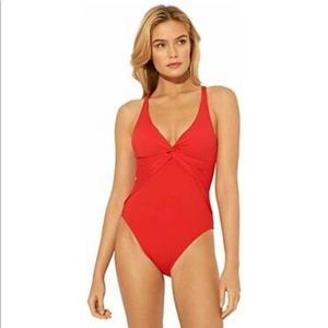 NWT Bleu Rod Beattie Twist & Shout One-Piece